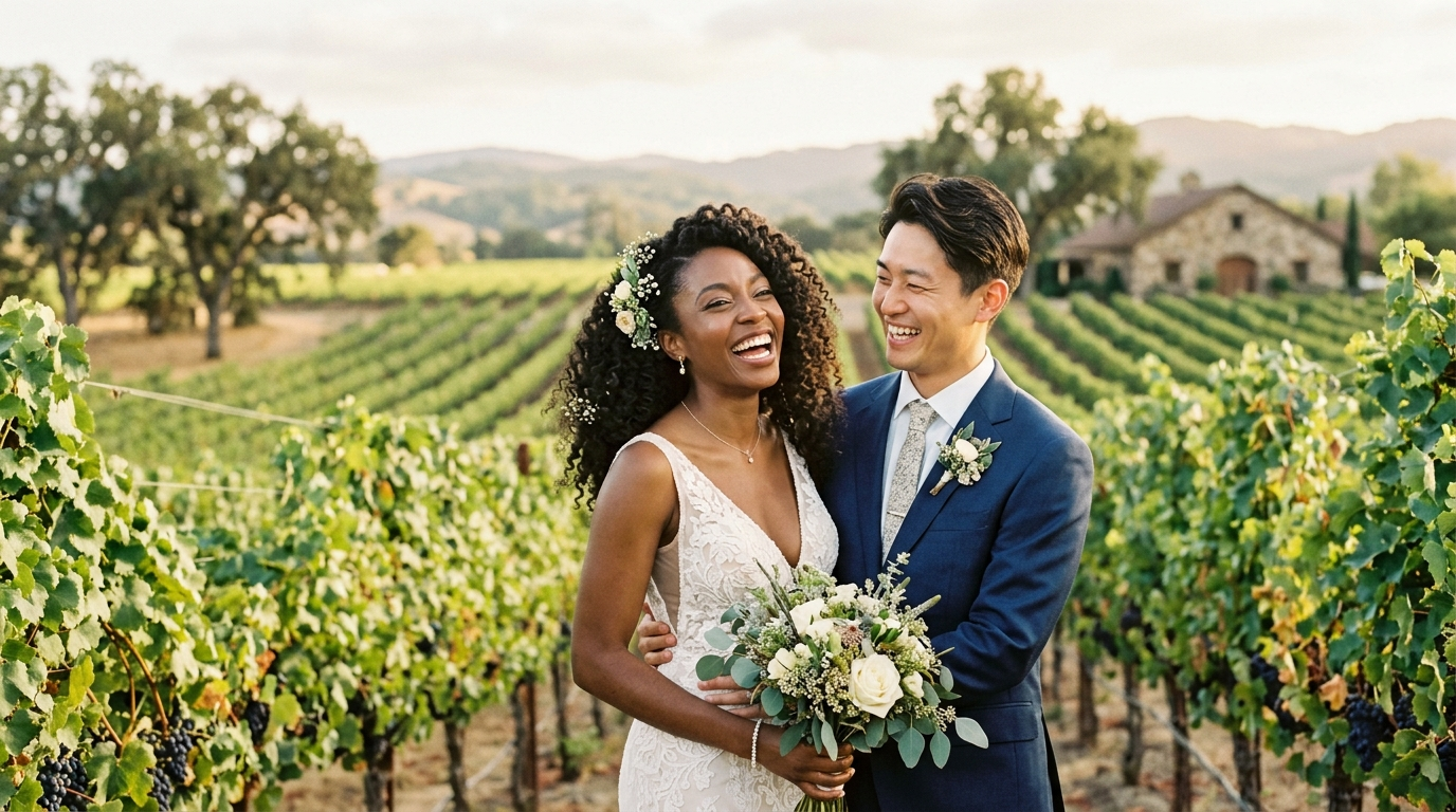 Amara and Kai laughing together
